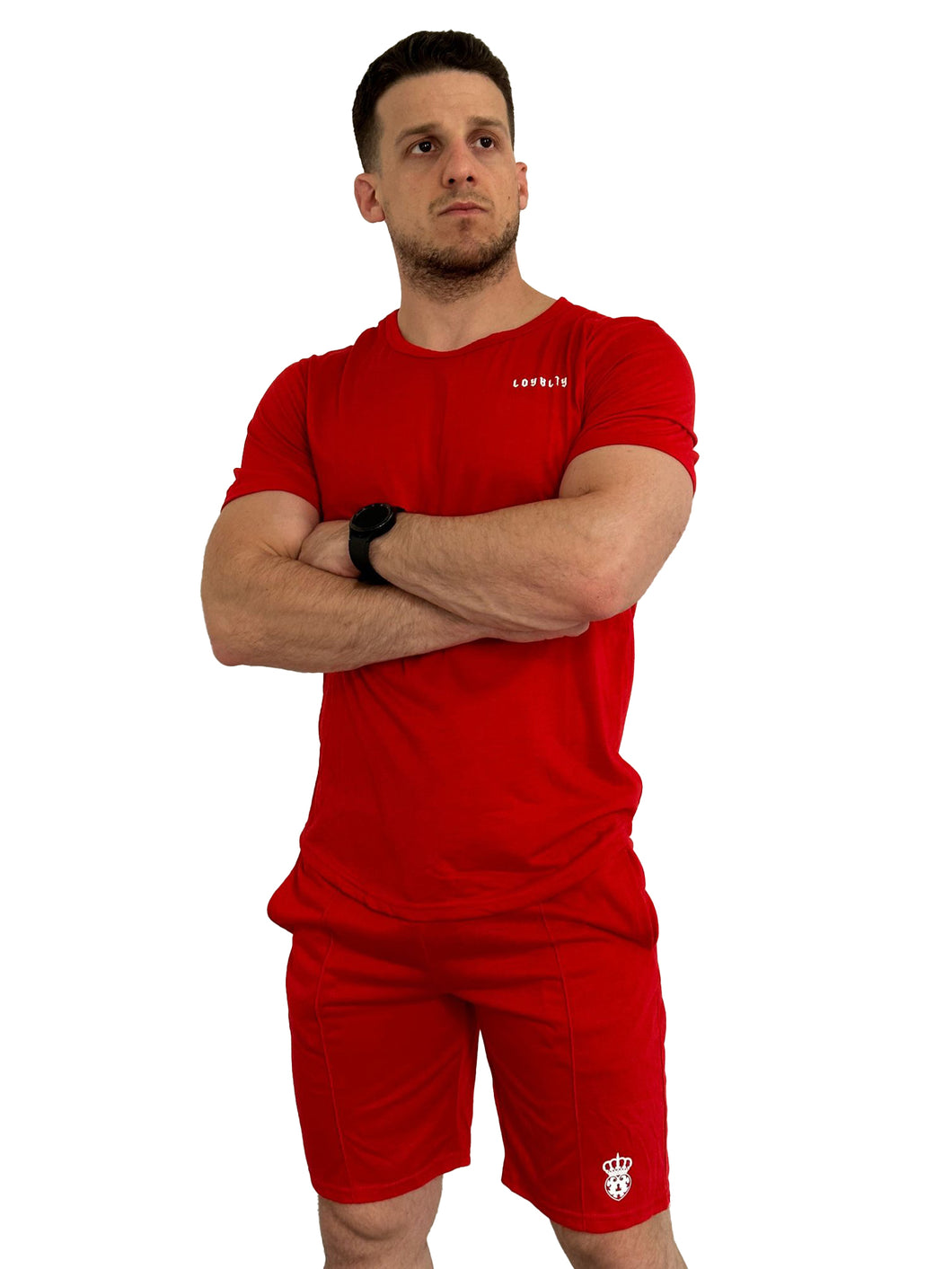LBR Loyalty Shorts and T-Shirt set - Red