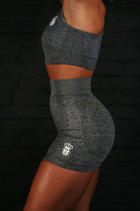 Graphite Sports Bra & Shorts Set