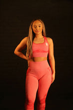 Load image into Gallery viewer, Camo Range Two Tone Red - Sports Bra &amp; Leggings
